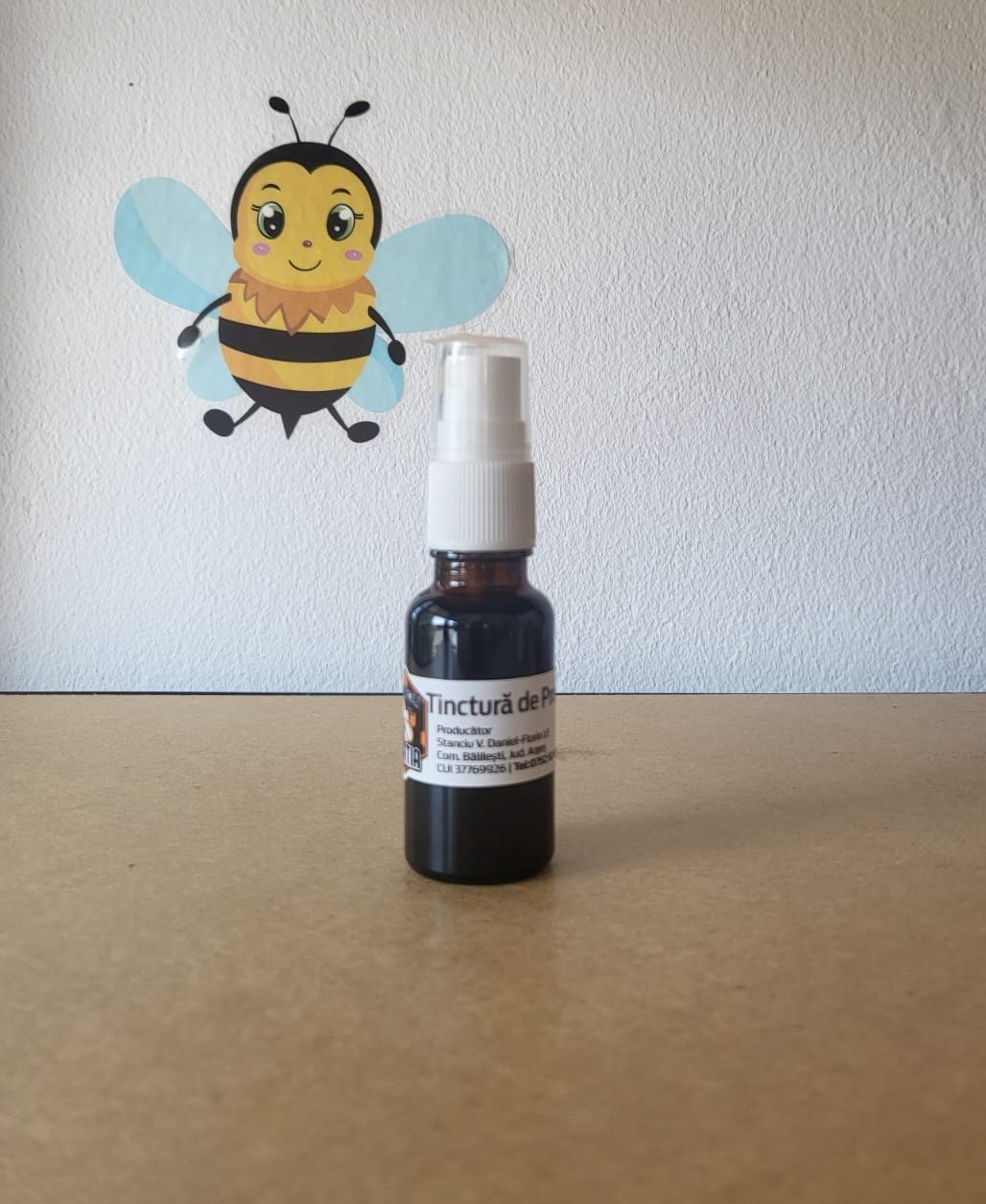 Imagine cu tinctura de propolis